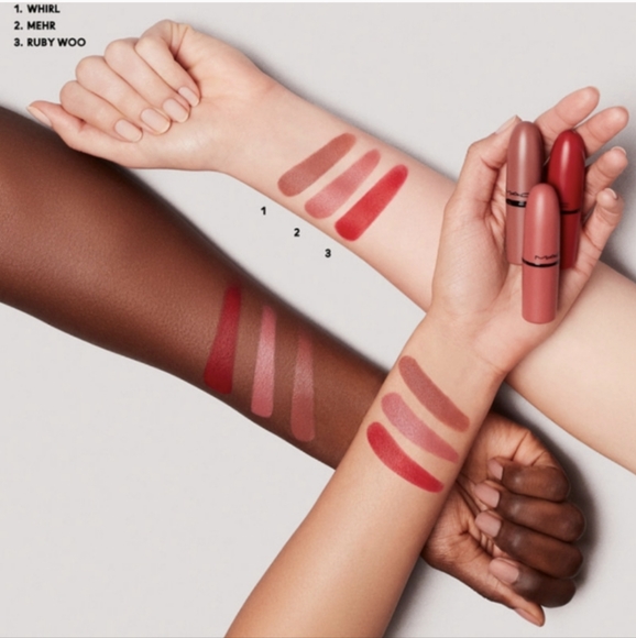 NWT Mac Matte Trio Lipstick Set